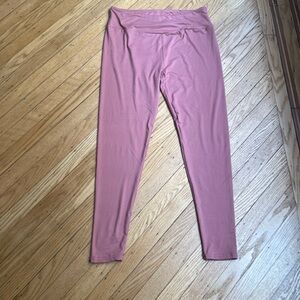 Pink leggings size xl